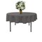 72-Inch Round Tablecloth 100% Polyester Poplin Wrinkle Resistant Durable Cover